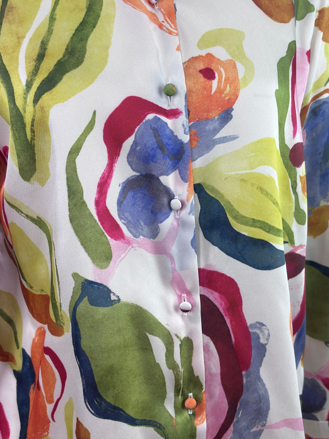 Multi Full Sleeve Printed Front Buttoned Shirt