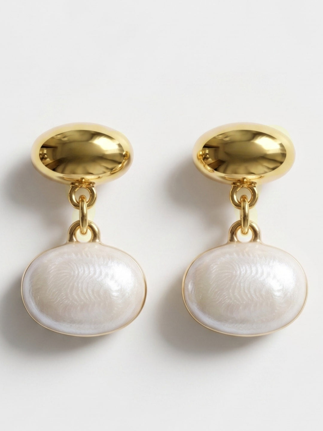 Gold Mable Textured Ball Earrings