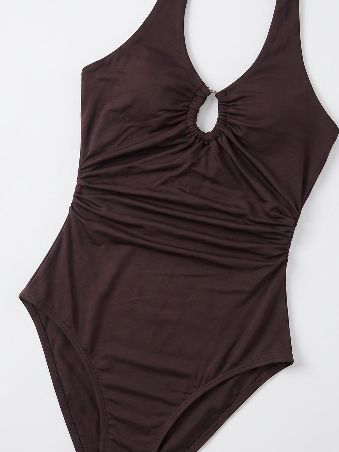 Black Halter Neck Tie-Up Bodysuits