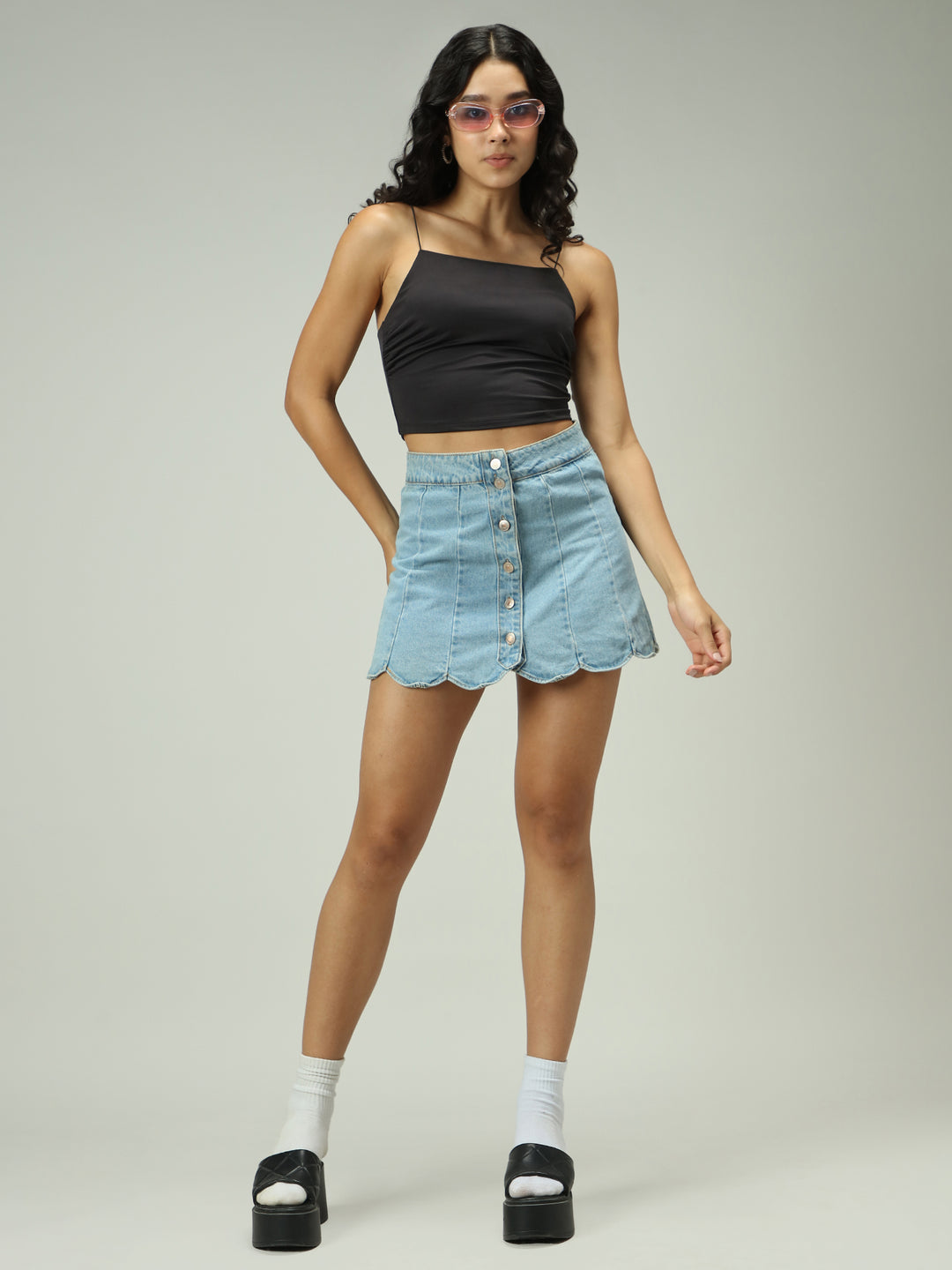 Black Spaghetti Strap Cami