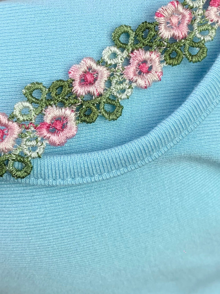 Blue Stylized Strap Fitted Camisoles