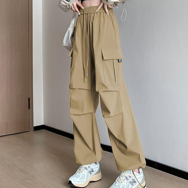 Khaki Pin Tuck Sweatpants