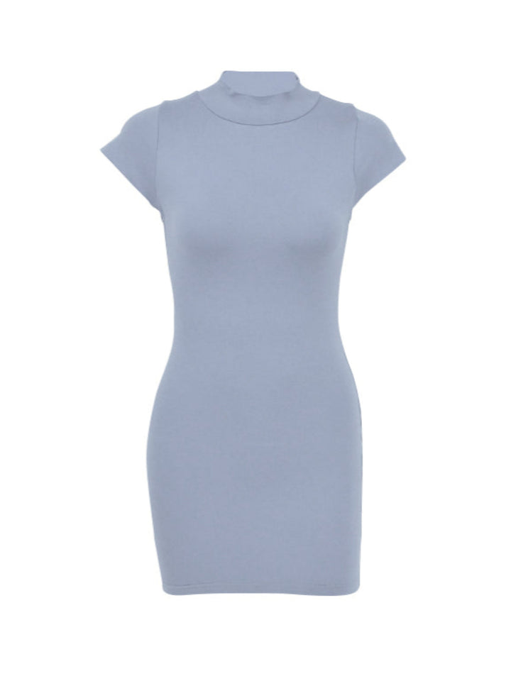 Power Shoulder Mini Dress