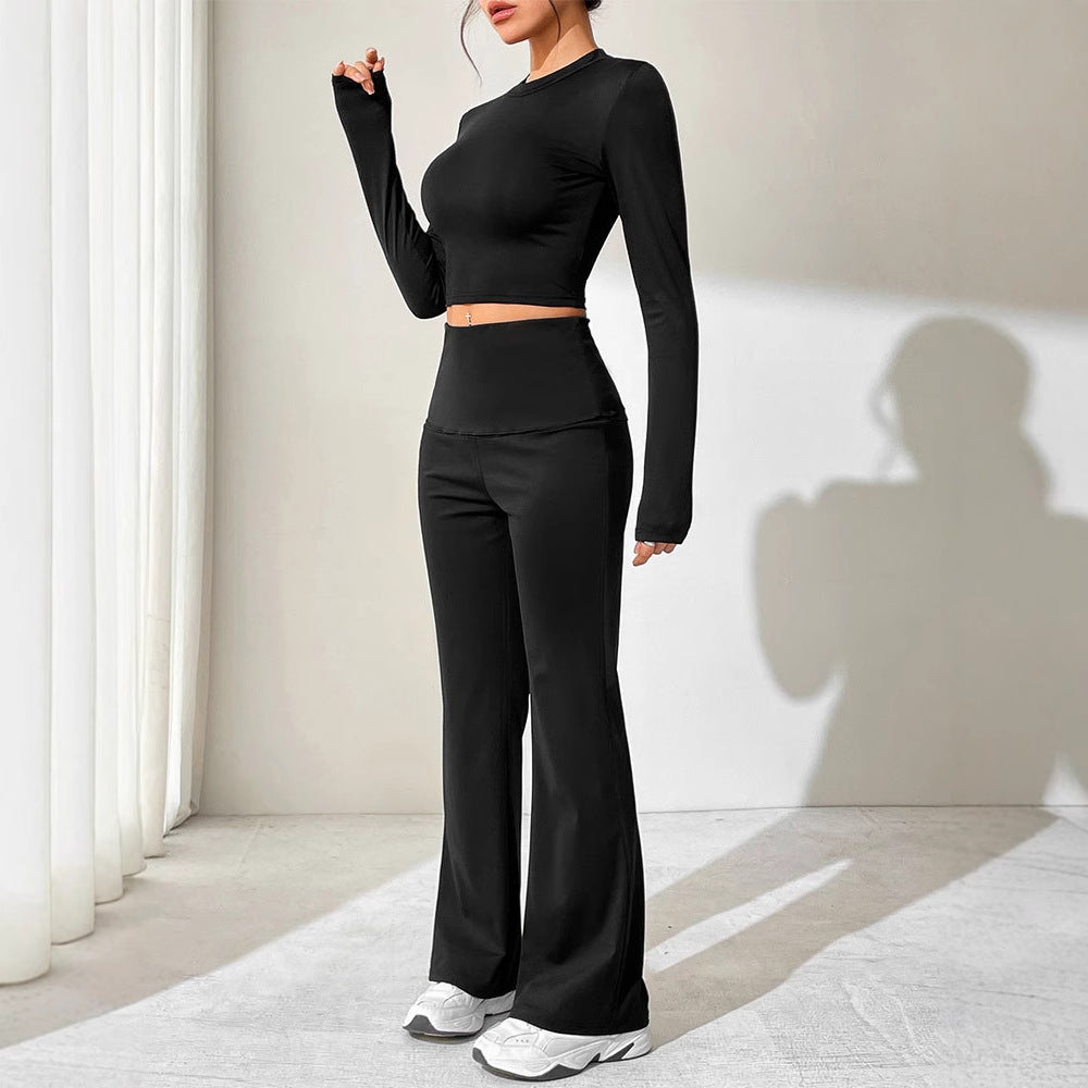Black Top And Pant Co-Ord Set