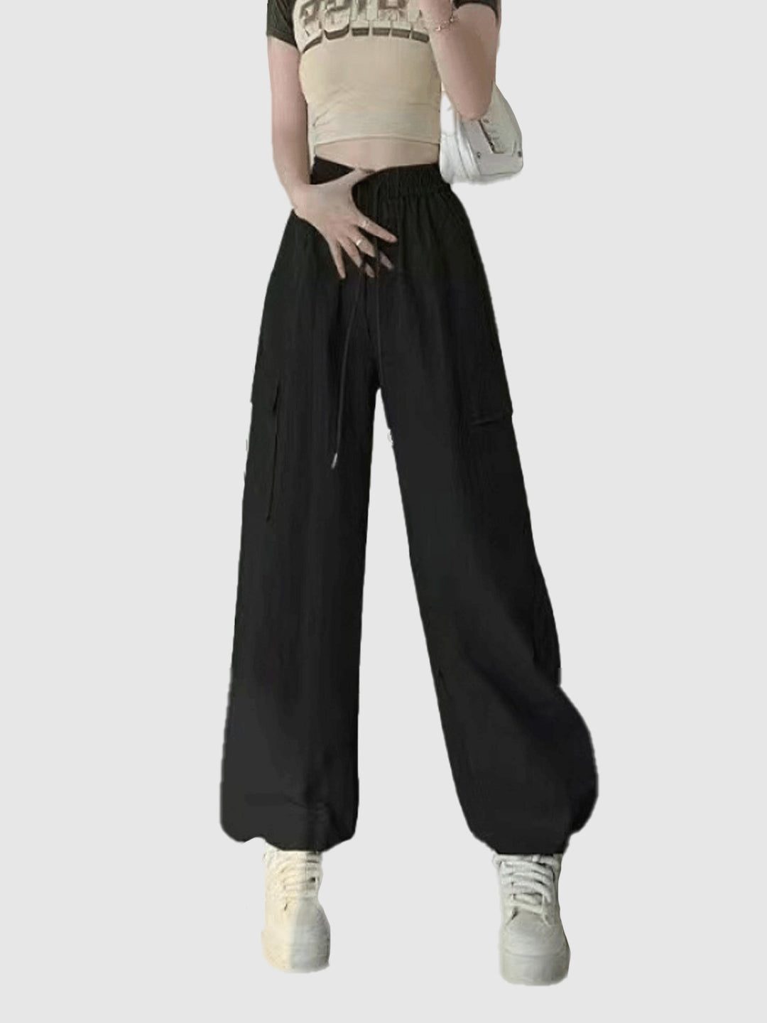Black Parachute Jogger
