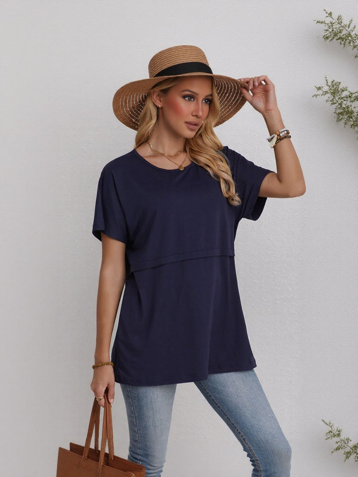 Navy Blue Over Sized T-Shirt