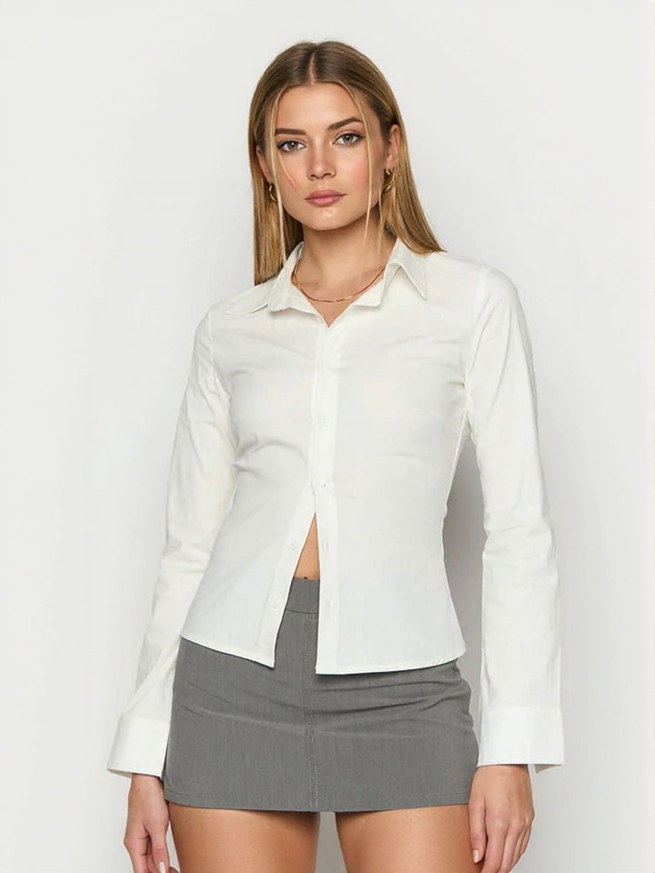 White Fitted Shirt