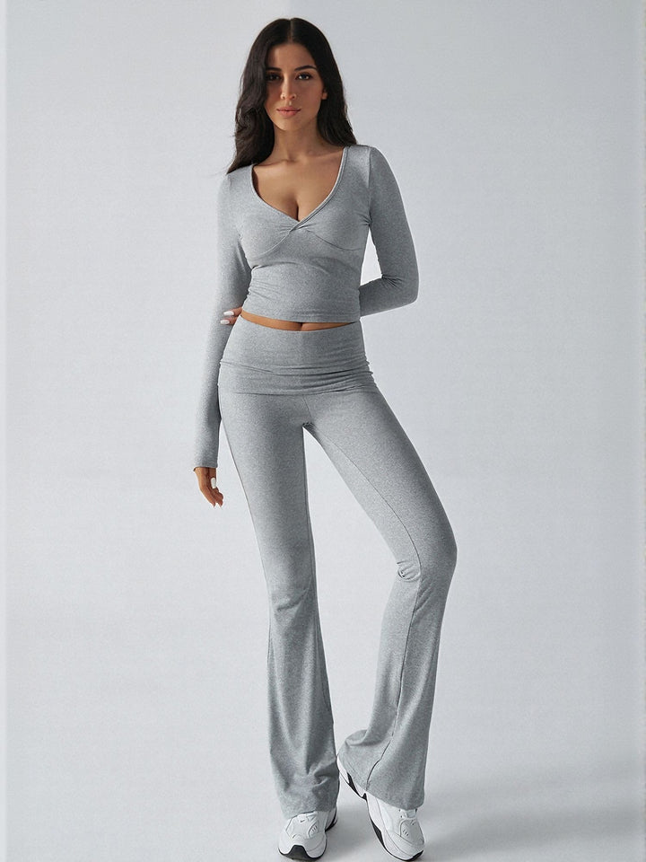 Grey T-Shirt And Legging Co Ord Set