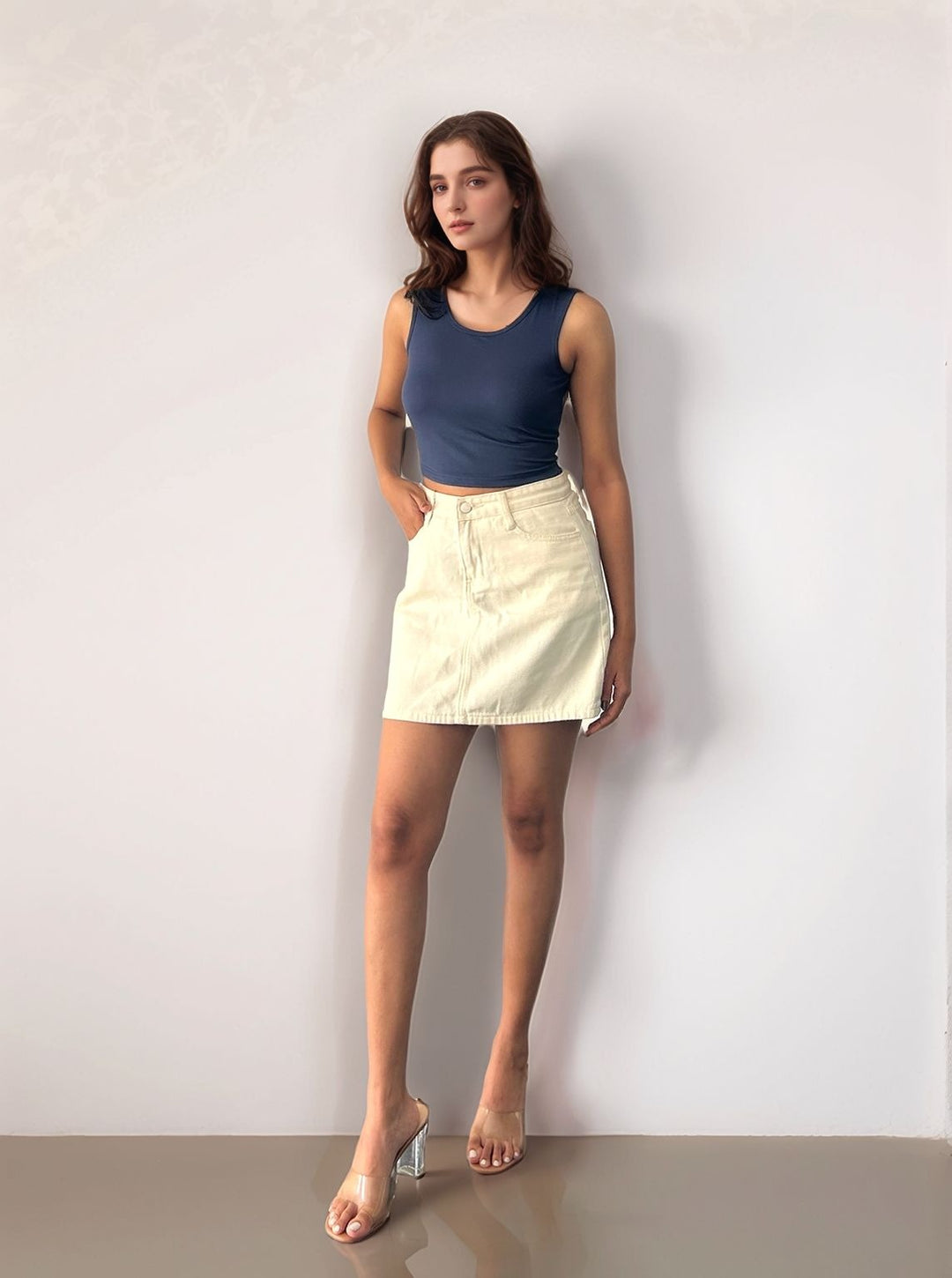 Blue Basic Tank Top
