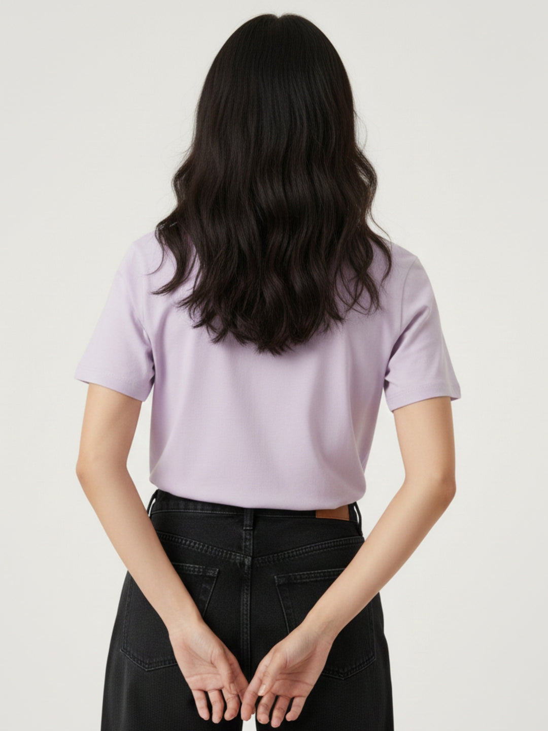 Lilac Regular Fit Graphic Tshirt
