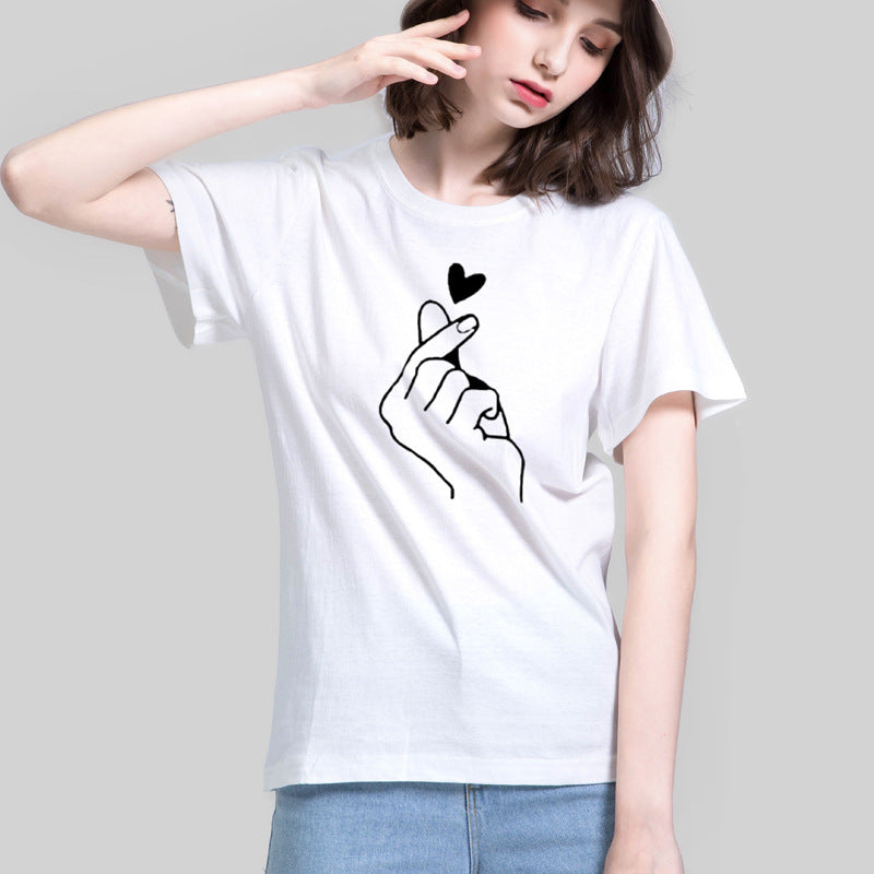 White Regular Graphic Top