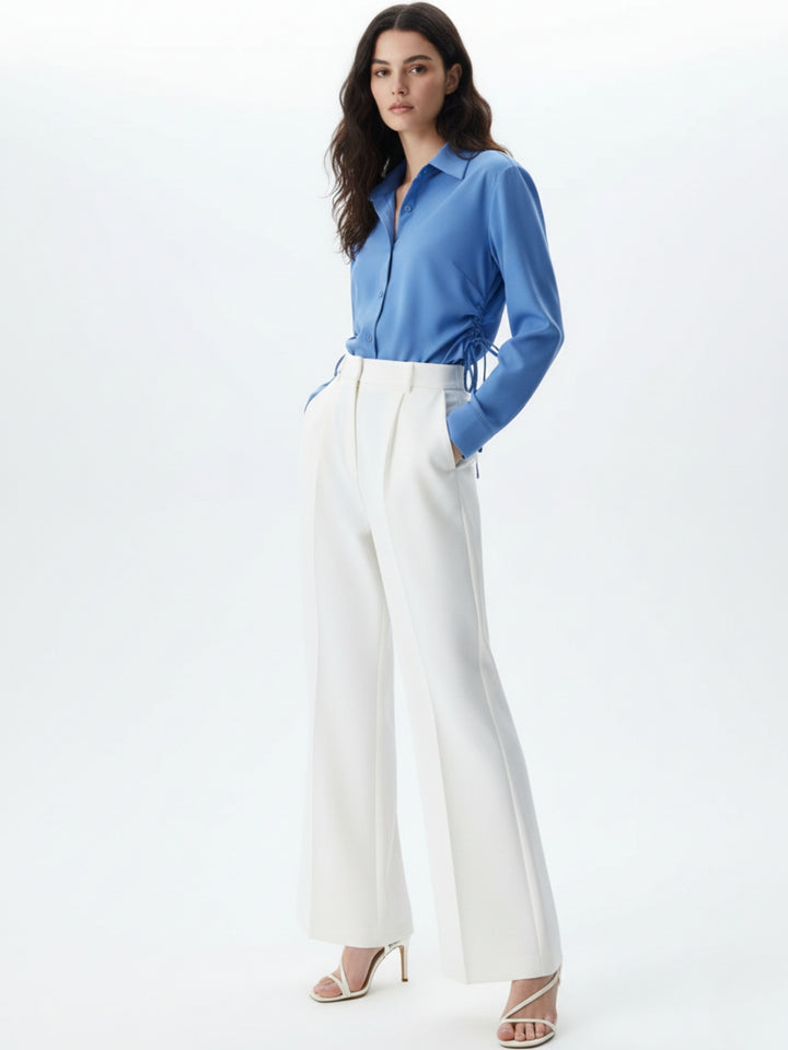 Blue Full Sleeve Front Buttoned Shirt