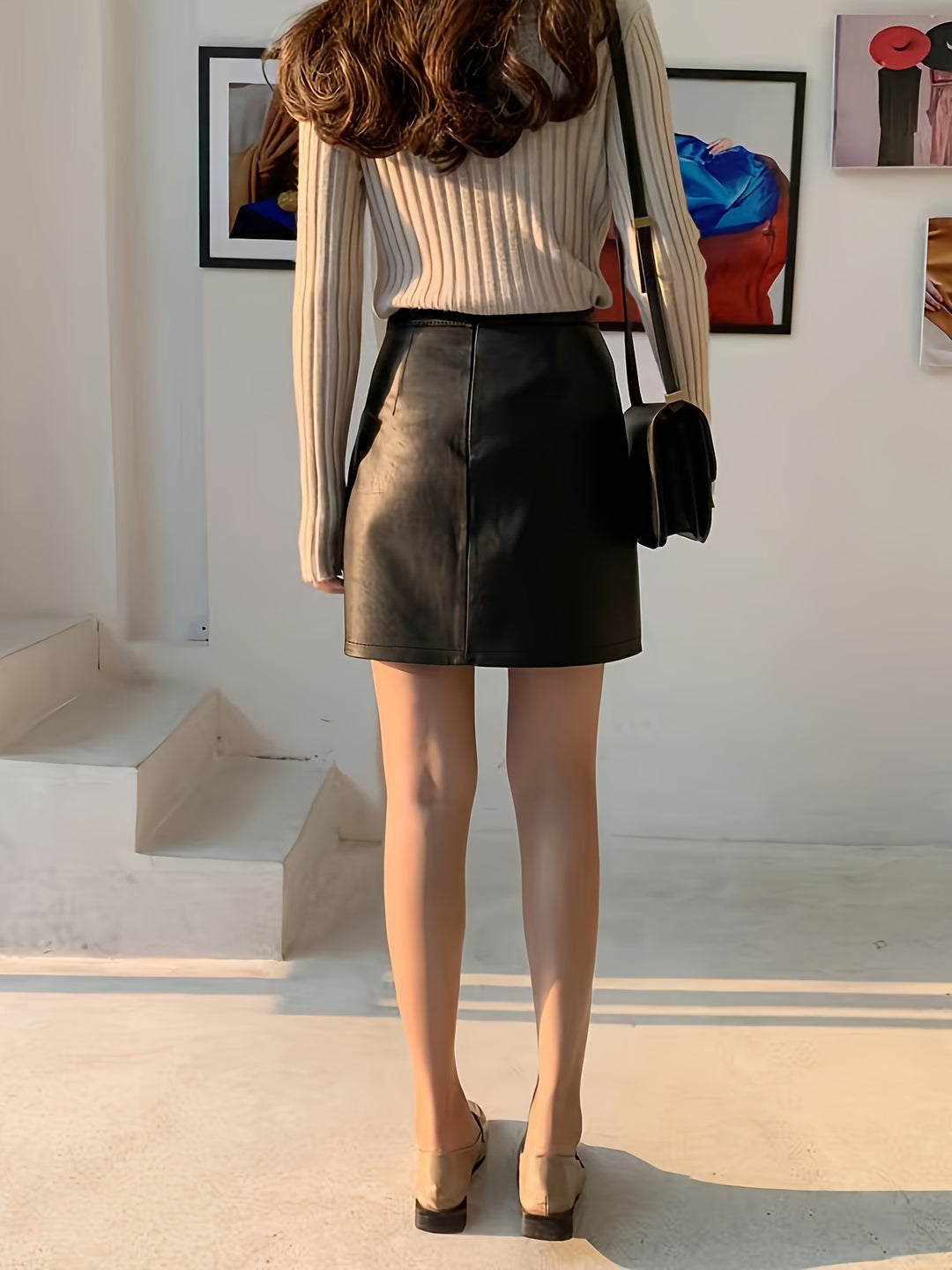 Pu Mini Skirt