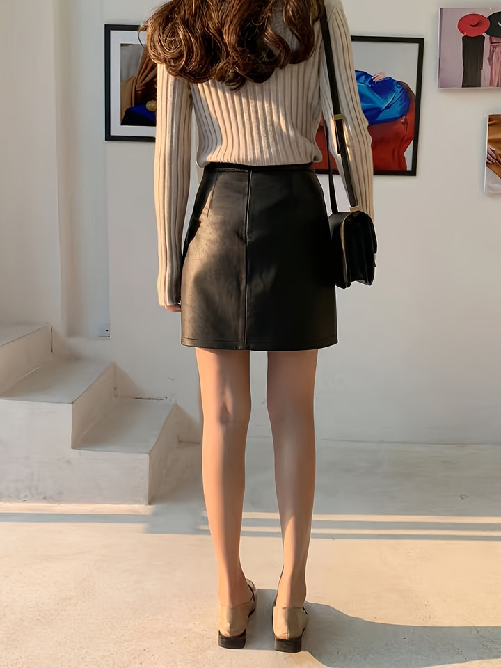 Pu Mini Skirt