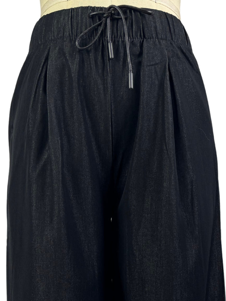 Black High Waist Wide Leg Pant