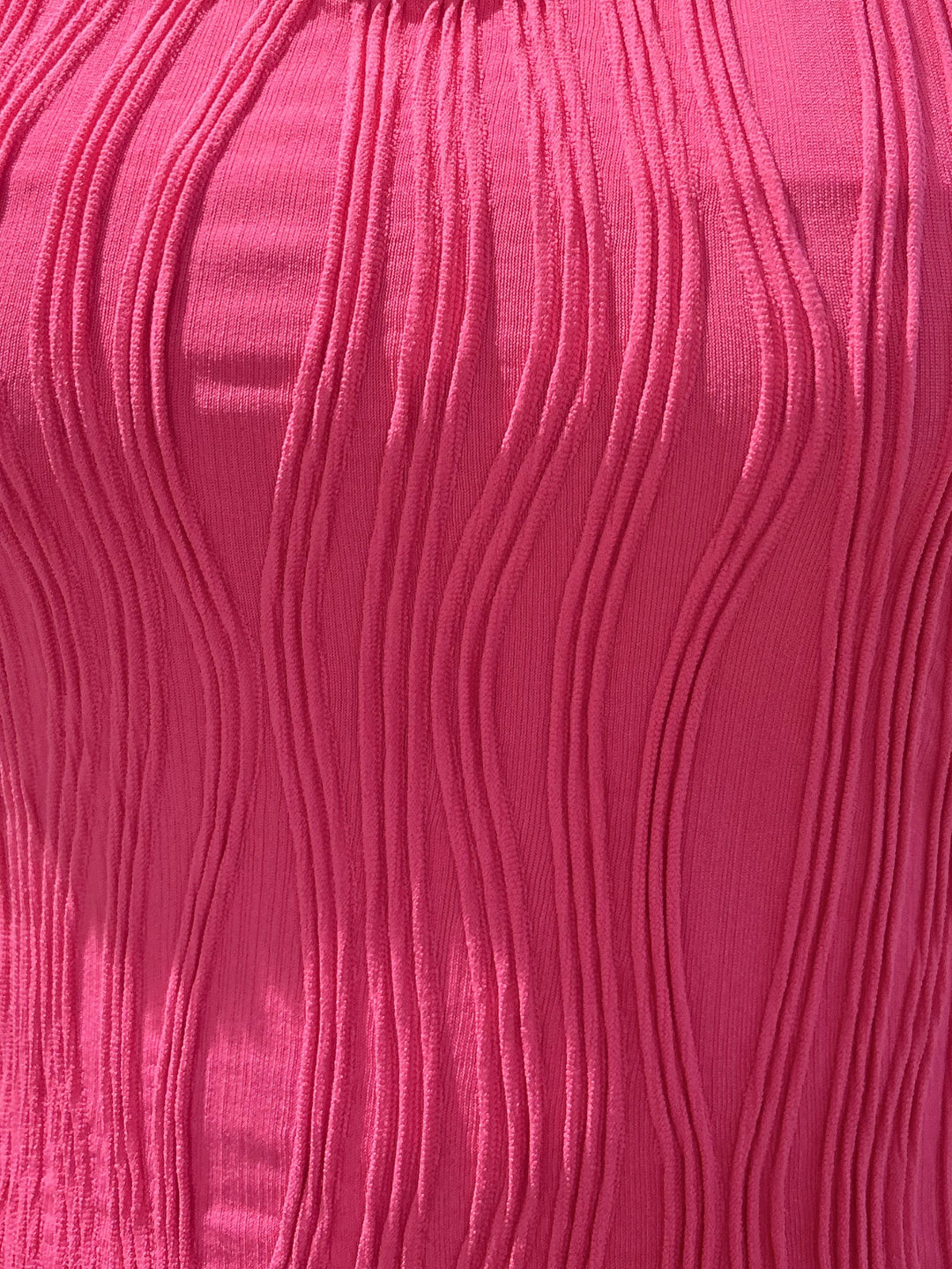 Pink Backless Halter-Neck Crop Top