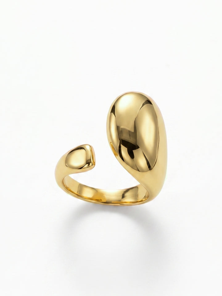 Gold Metal Plain Ring
