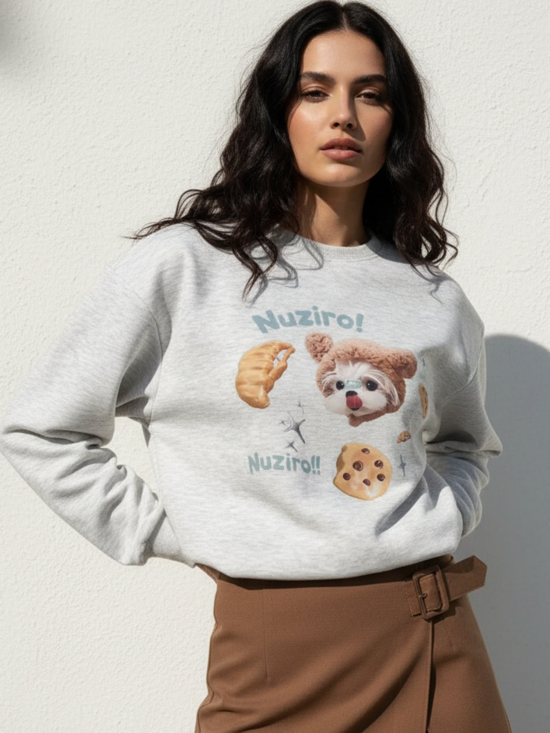Off White Character Graphic Sweatshirt