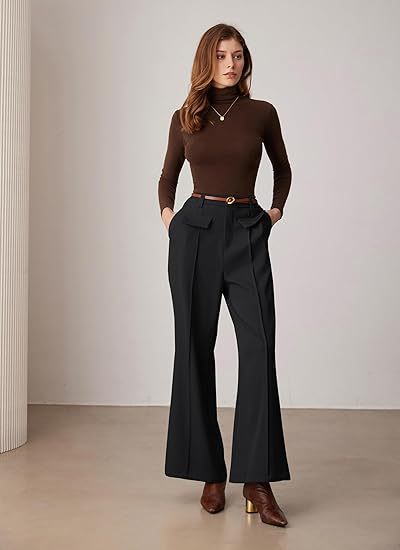 Straight Fit Black Trouser