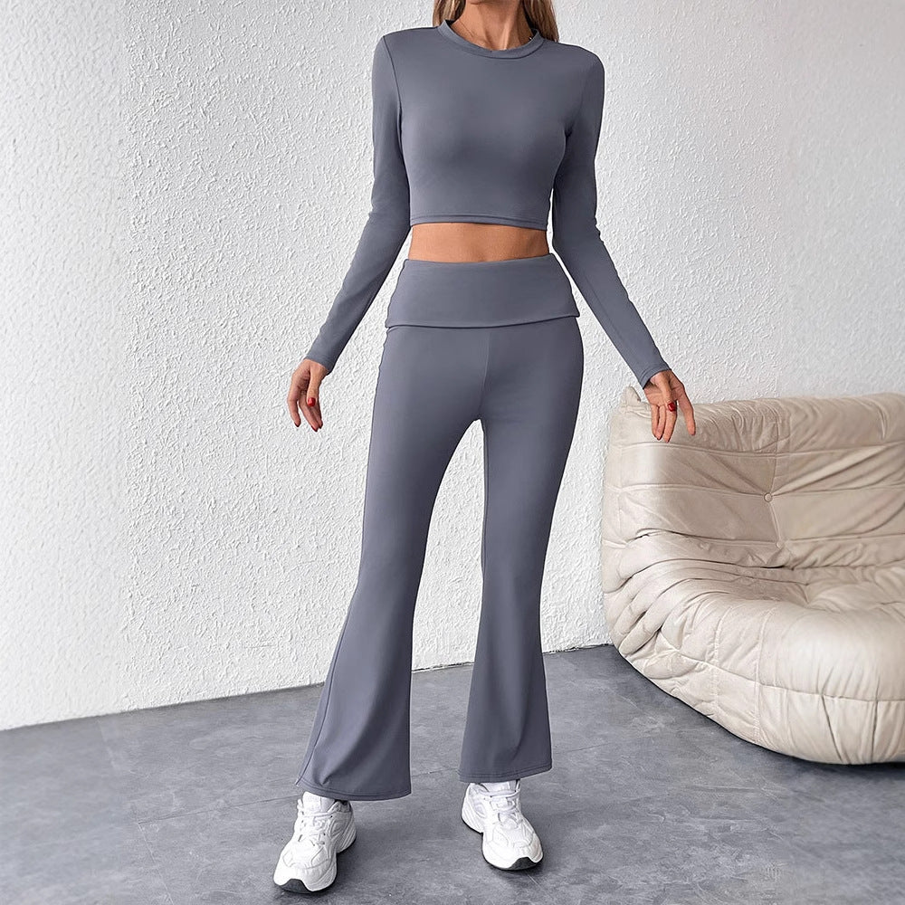 Grey Top And Pant Co-Ord Set