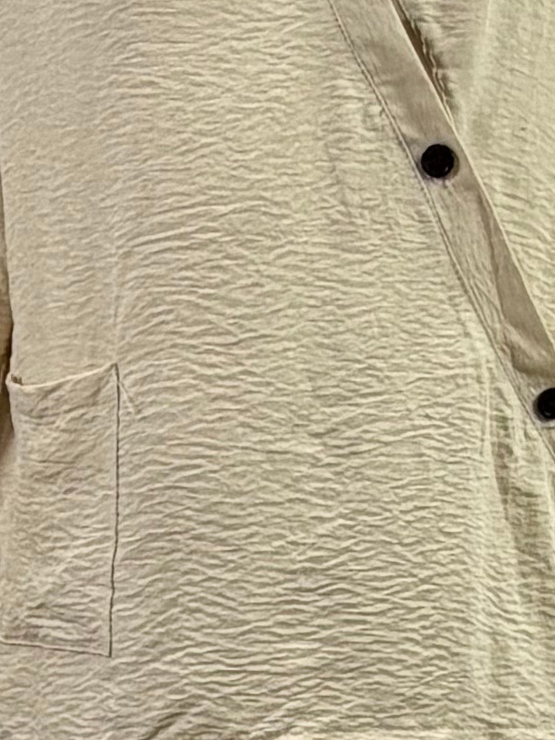 Beige V Neck Blouse With Wide Leg Trousers Co-Ord Set