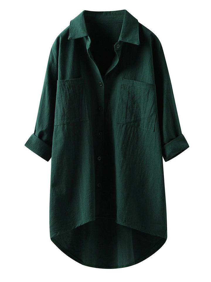 dark-green-oversized-longline-shirt