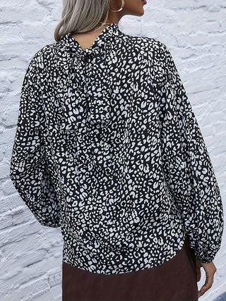 Black High Neck Full Sleeved Top