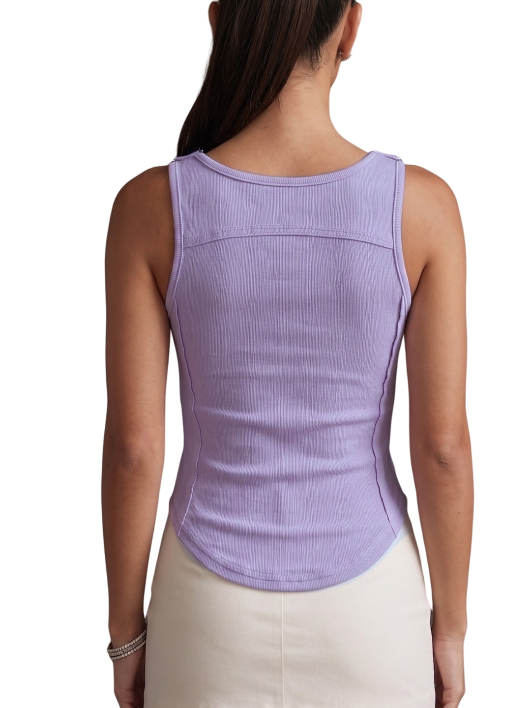 Lilac U-Hem Fitted Tank