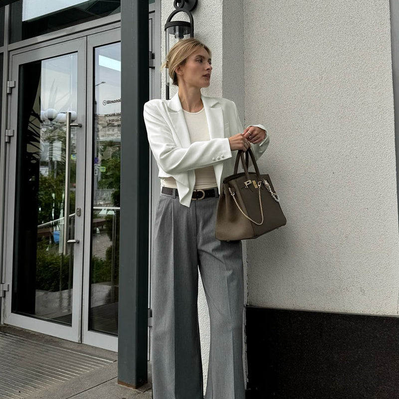 White Coat Styled Shirt