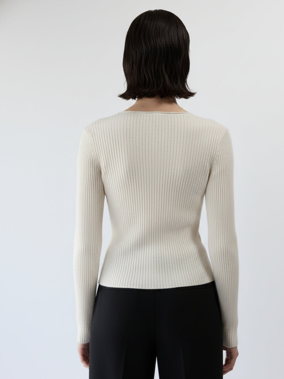 Taupe Full Sleeve Side Ruched Asymmetrical Hem Top