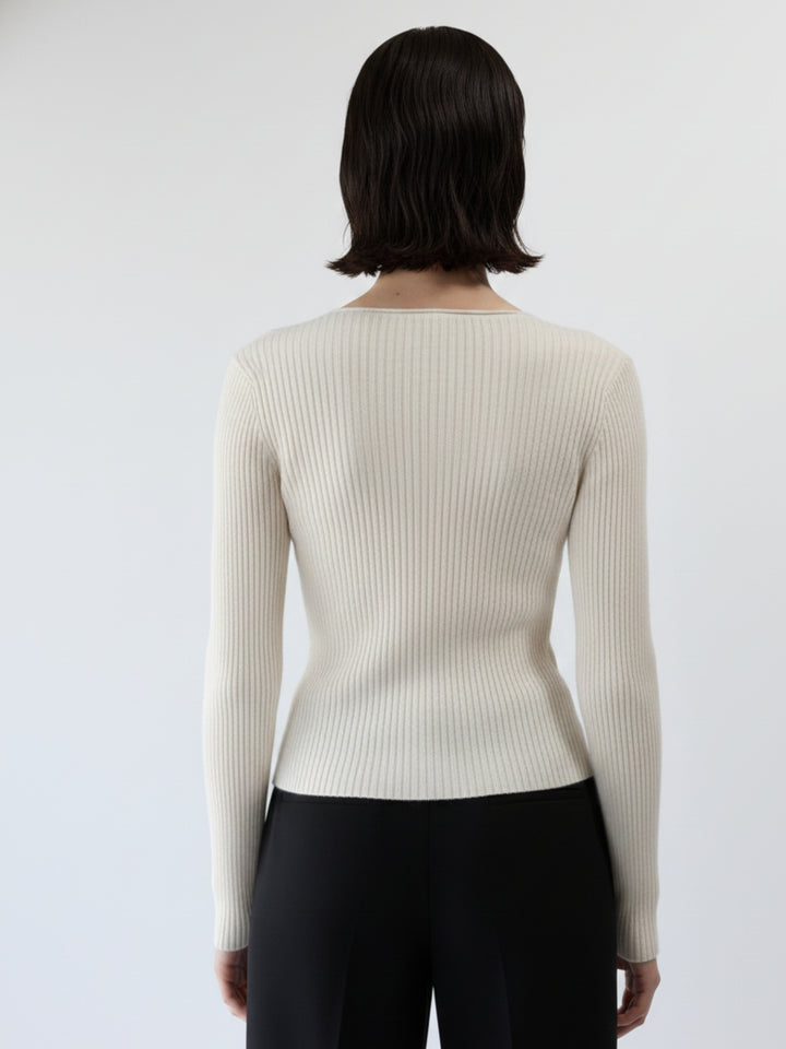 Taupe Full Sleeve Side Ruched Asymmetrical Hem Top