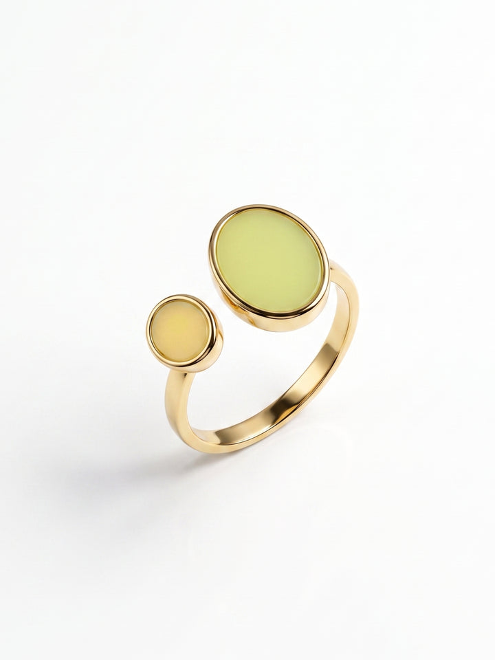 Gold Gem Stone Ring