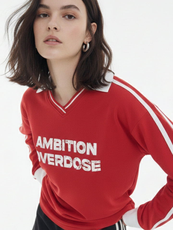 Red Varsity Graphic T-Shirt