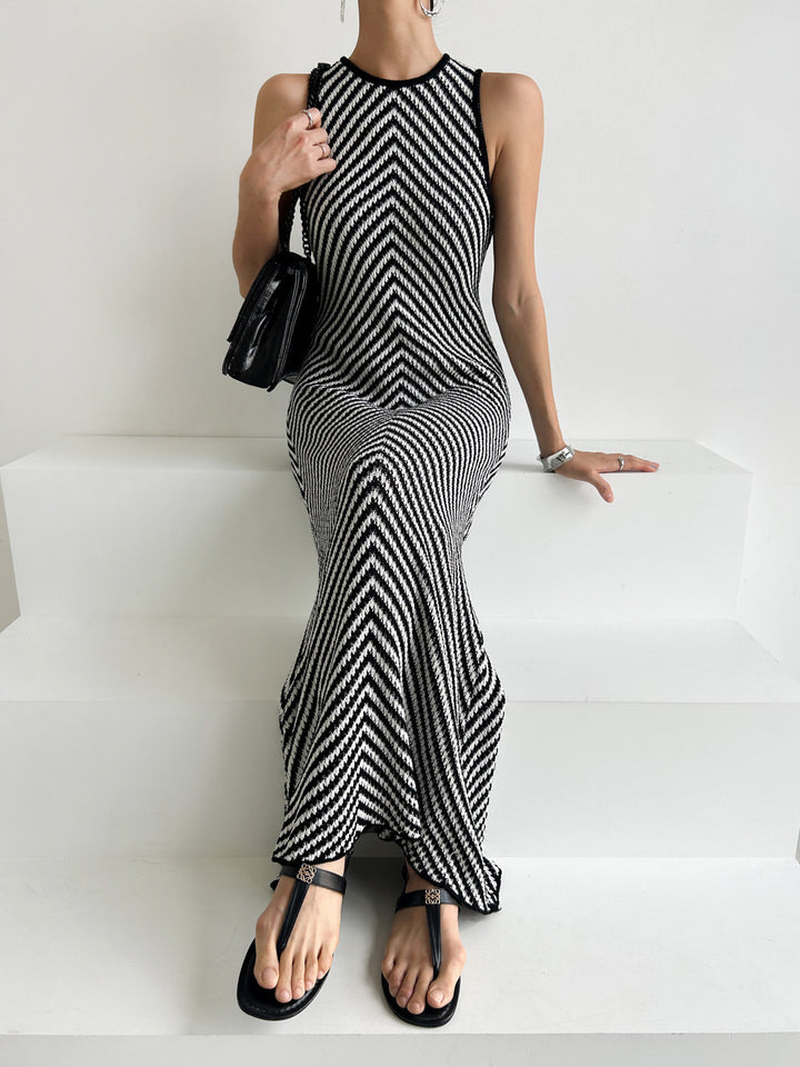 Solid Black Tank Slip Dress