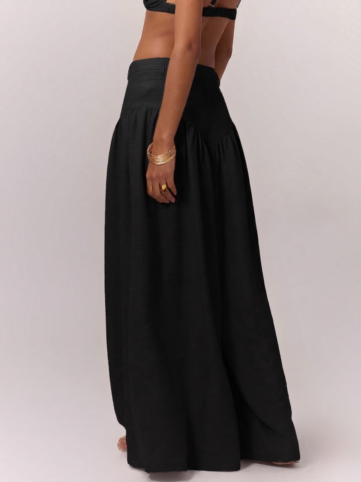 Black High Waist Trousers