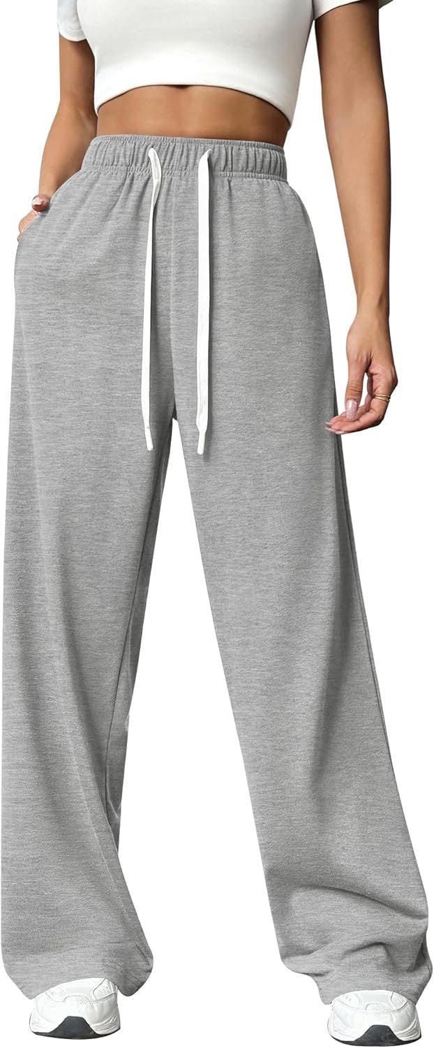 Grey Waist Tie Up Sweatpant