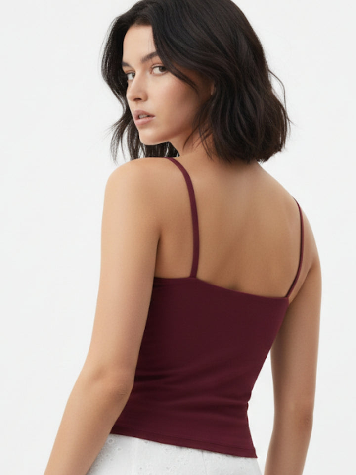 Red Fitted Cami