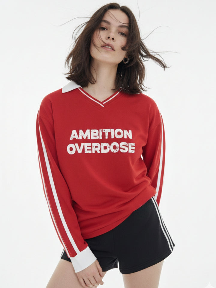 Red Varsity Graphic T-Shirt