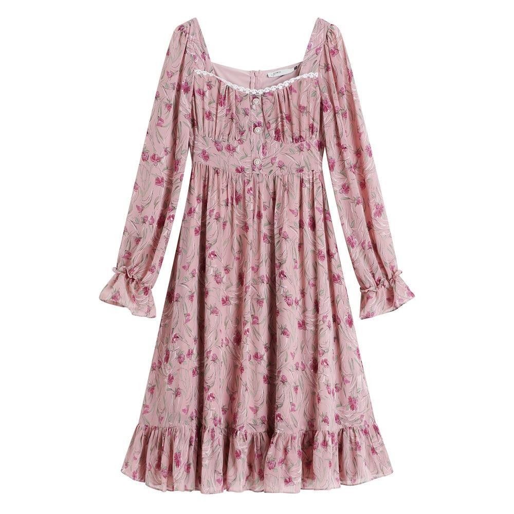Multi Printed Corset Flowy Maxi