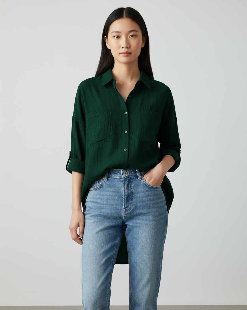 dark-green-oversized-longline-shirt