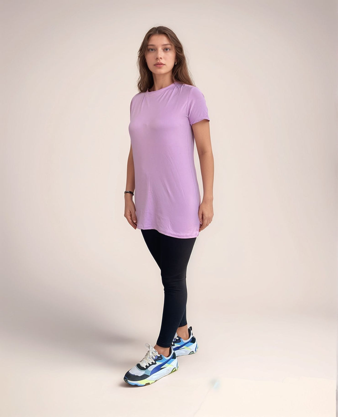 Purple Longline T- shirt