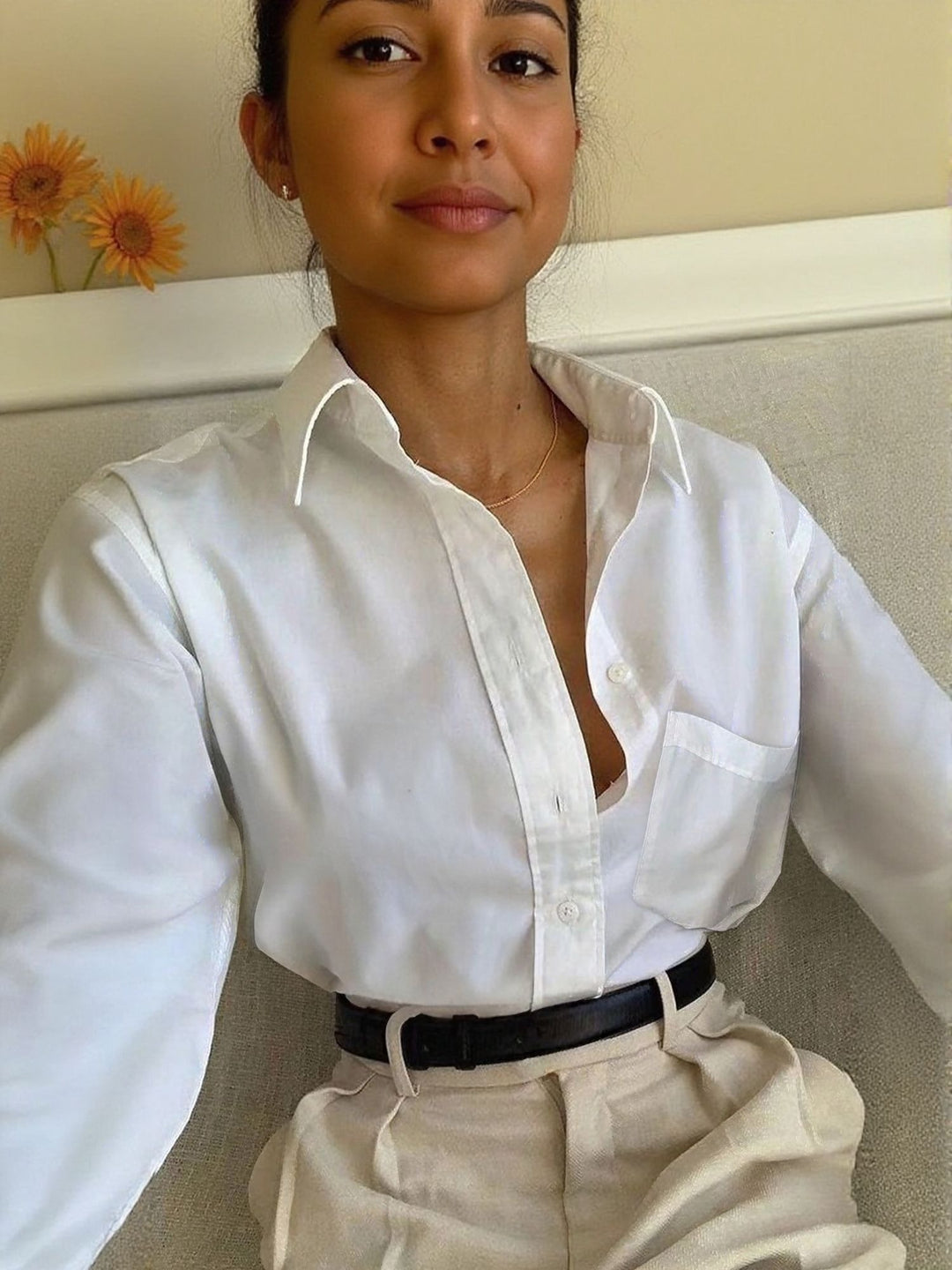 White Over Sized Shirt