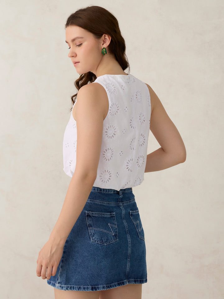 White Bubble Top