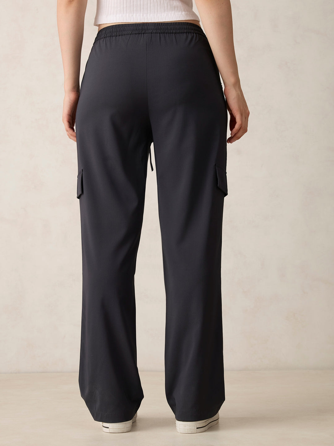Grey Stylized Cargo pants