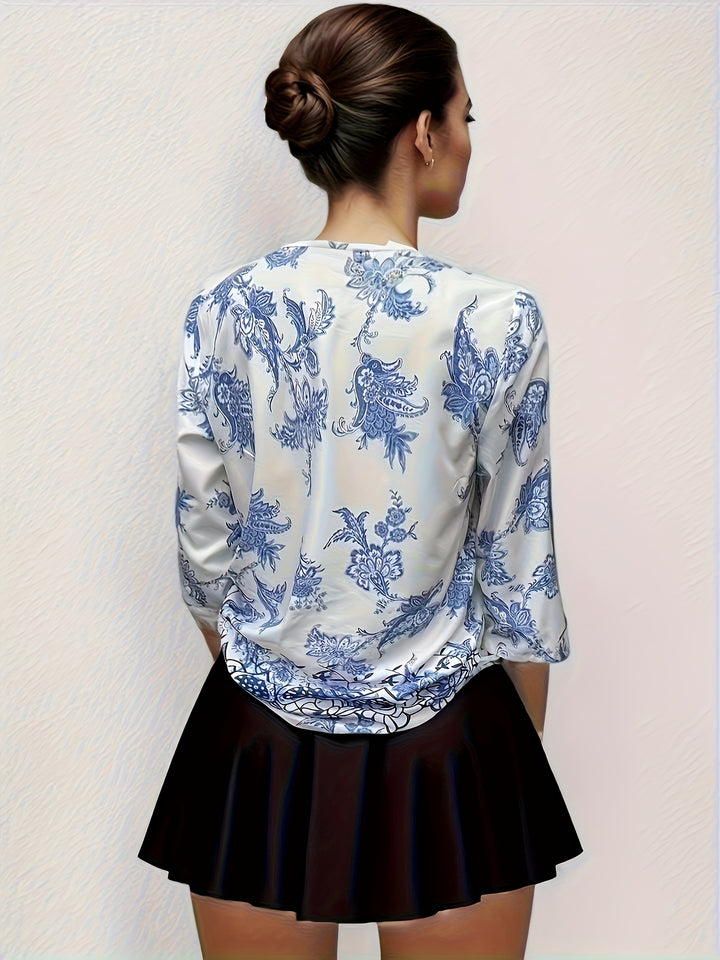 Multi Printed Regular Fit Top