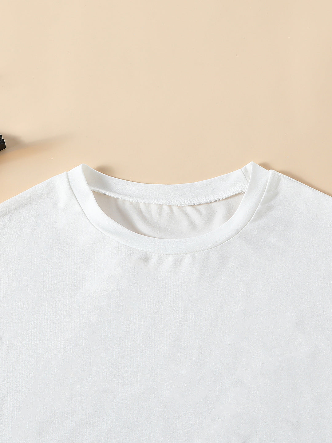 White Be Real Regular Tshirt