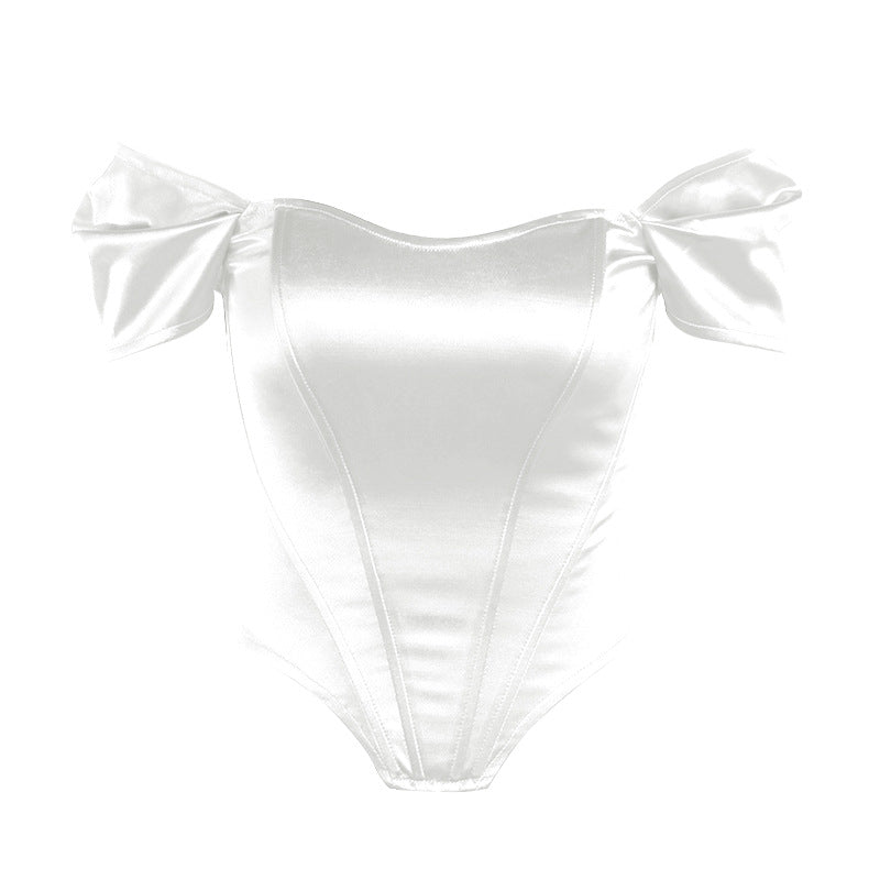 White Off Shoulder Corset