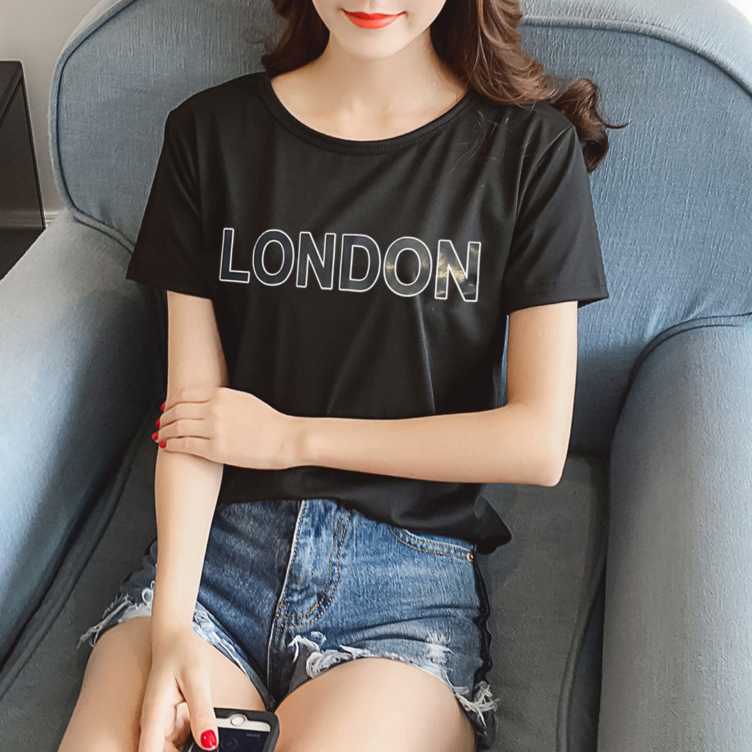 Black Regular Graphic T-Shirt