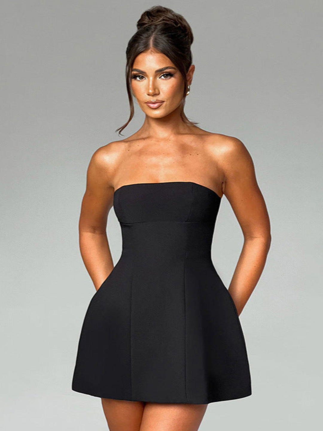 Tube Peplum Dress