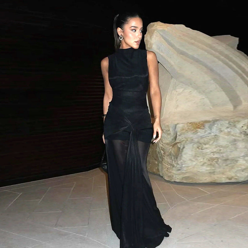 Black Sheer Maci Dress